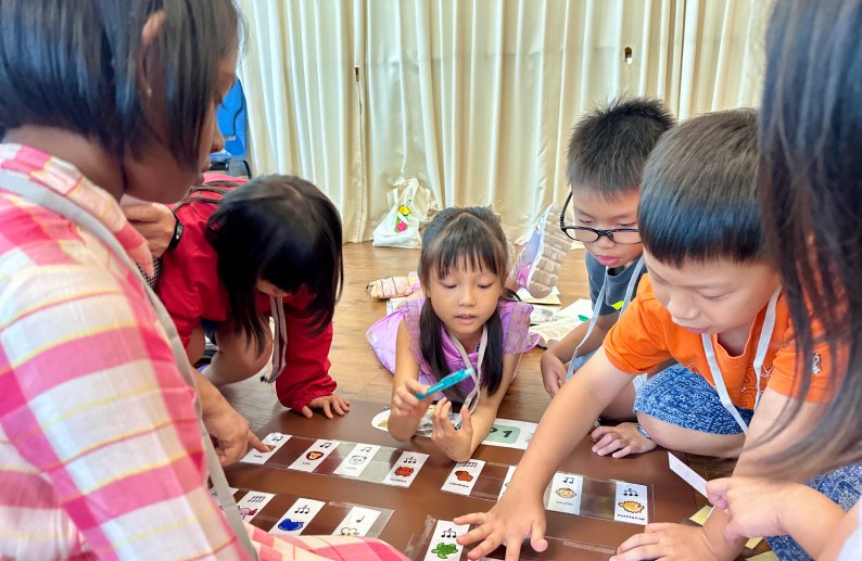 MSM children participating in activity at Children's Camp